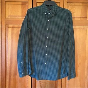 J Crew Slim Fit Flex Washed Button Down